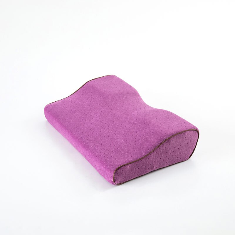 Latex Kussen Slapen Bamboe Traagschuim Orthopedische Kussens Oreiller Kussen Travesseiro Almohada Cervicale Almohada De Látex: Purple / 30x50cm