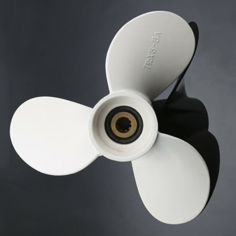 Hélice marina de 3 aspas 7 1/2x8 -BA tipo para Yamaha 2-6 caballos de fuerza