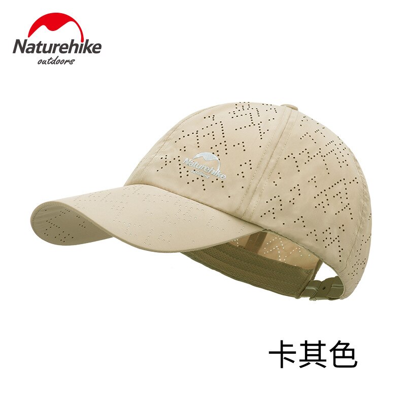 Naturehike-Gorra con visera para exteriores, gorro de senderismo transpirable informal, gorro alpino, gorra de beisbol para verano: Caqui