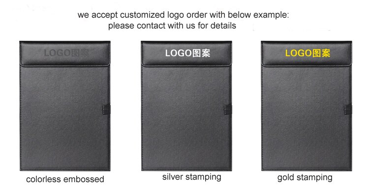 A4 PU leather business office conference agreement writing pad clipboard menu file folder a4 desk organizer folders notepad 311B