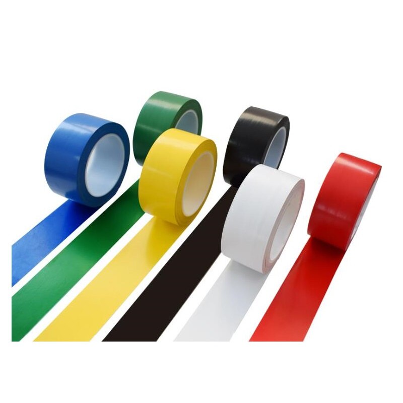 Pvc aviso à terra adesivo não-poeira oficina marco fita preto amarelo impermeável wear-resistant zebra crossing stripe