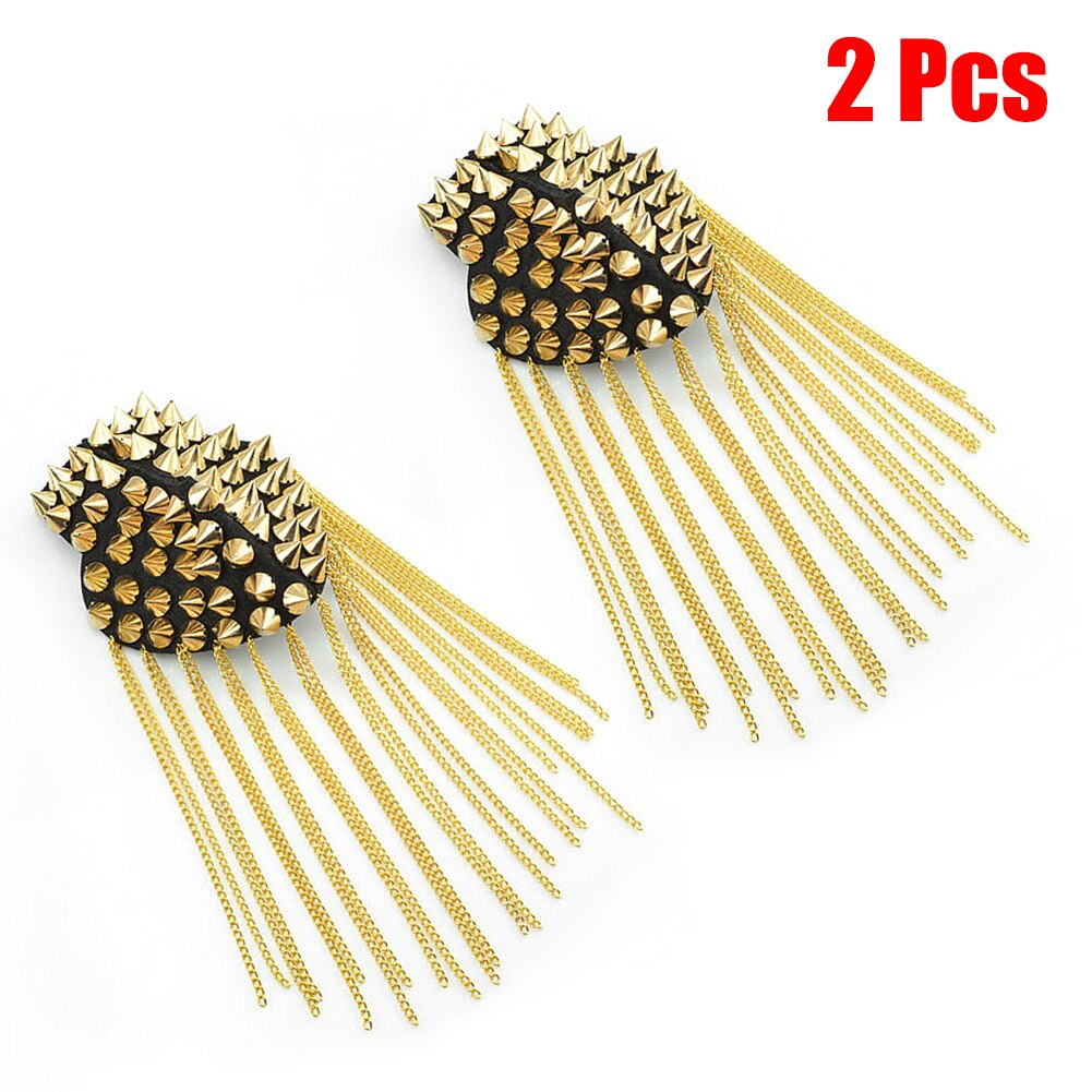 Wituse 2x punk-niitti-epaulet-piikkikoru miehille/... – Vicedeal
