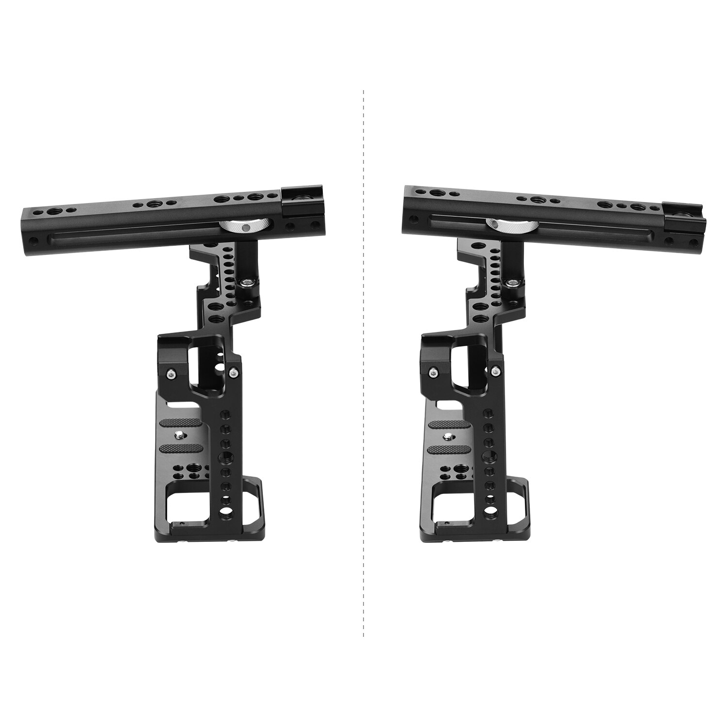 Andoer Video Accessories Full Frame Camera Cage Kit with Top Handle Aluminum Alloy Camera Case Bracket for S1H Cameras