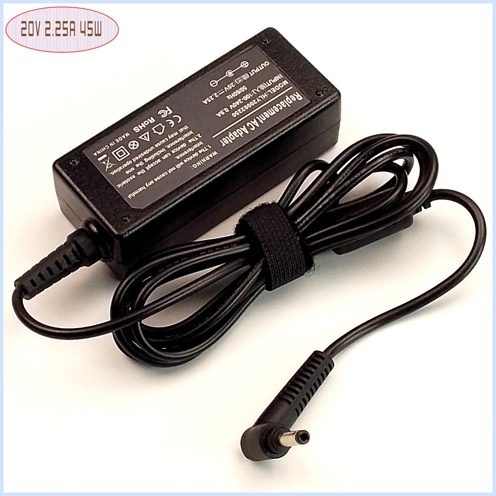 Laptop netbook ac adapter voeding lader 20 v 2.25a voor lenovo ideapad 110 80t70011us 80t70012us 100-15iby 100-14ibd