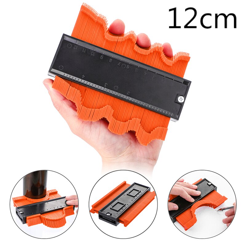 Digital Electronic Vernier Caliper 0 -150mm Measuring Tool 6 Inch LCD Electronic Gauge Micrometer Measuring Tool: 12cm  Orange