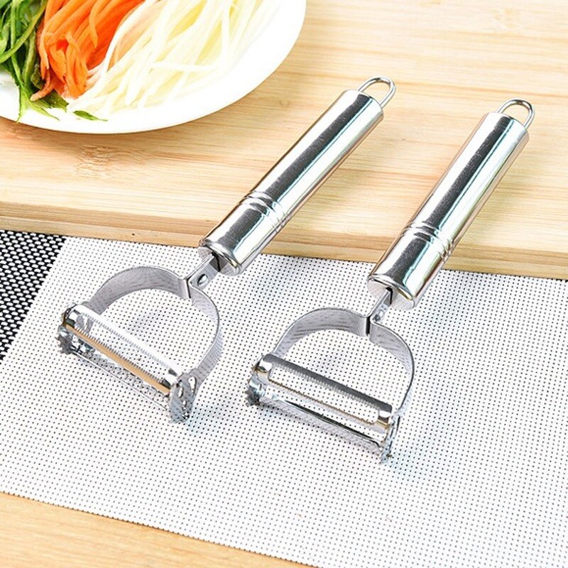 Kitchen Accessories Cooking Tools Multifunction Stainless Steel Julienne Peeler Vegetable Peeler Double Planing Grater