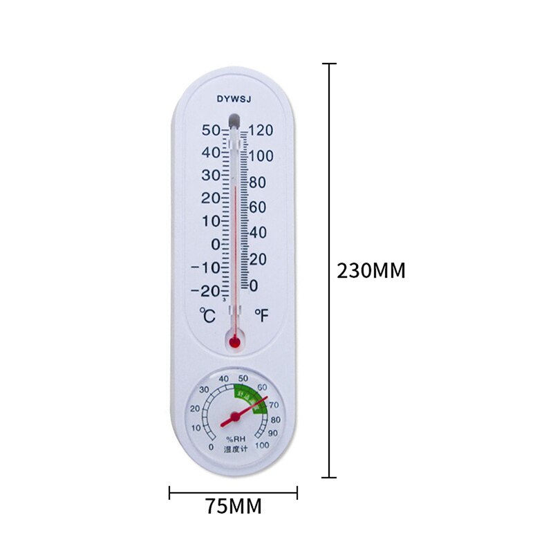 Thermometer Hygrometer Humidity Meter Gauge Measuring Tool 2 in 1 Thermometer Hygrometer Mini Round: G302409A