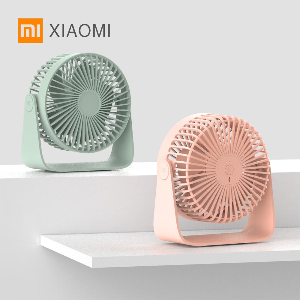Xiaomi Mijia Desk Usb Cooler Draagbare Ventilator Mini Allround Rotatie Usb Ventilator Kantoor Cool Fans Auto thuis Super Mute Fan