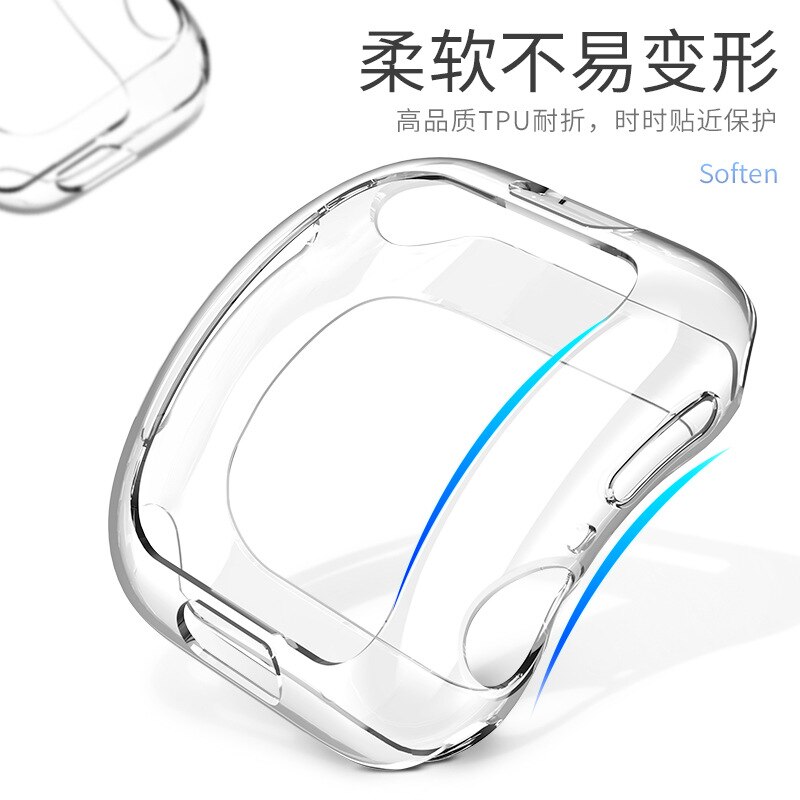 HOCO Zachte Transparante TPU Beschermhoes voor Apple Horloge 4 40mm/44mm Ultra-dunne Siliconen Case voor iWatch 4