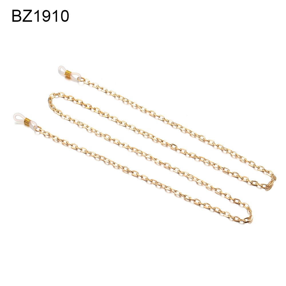 Reading Glasses Chain for Women Metal Sunglasses Cords Beaded Eyeglass Lanyard Hold Straps Eyewear Retainer: BZ1910