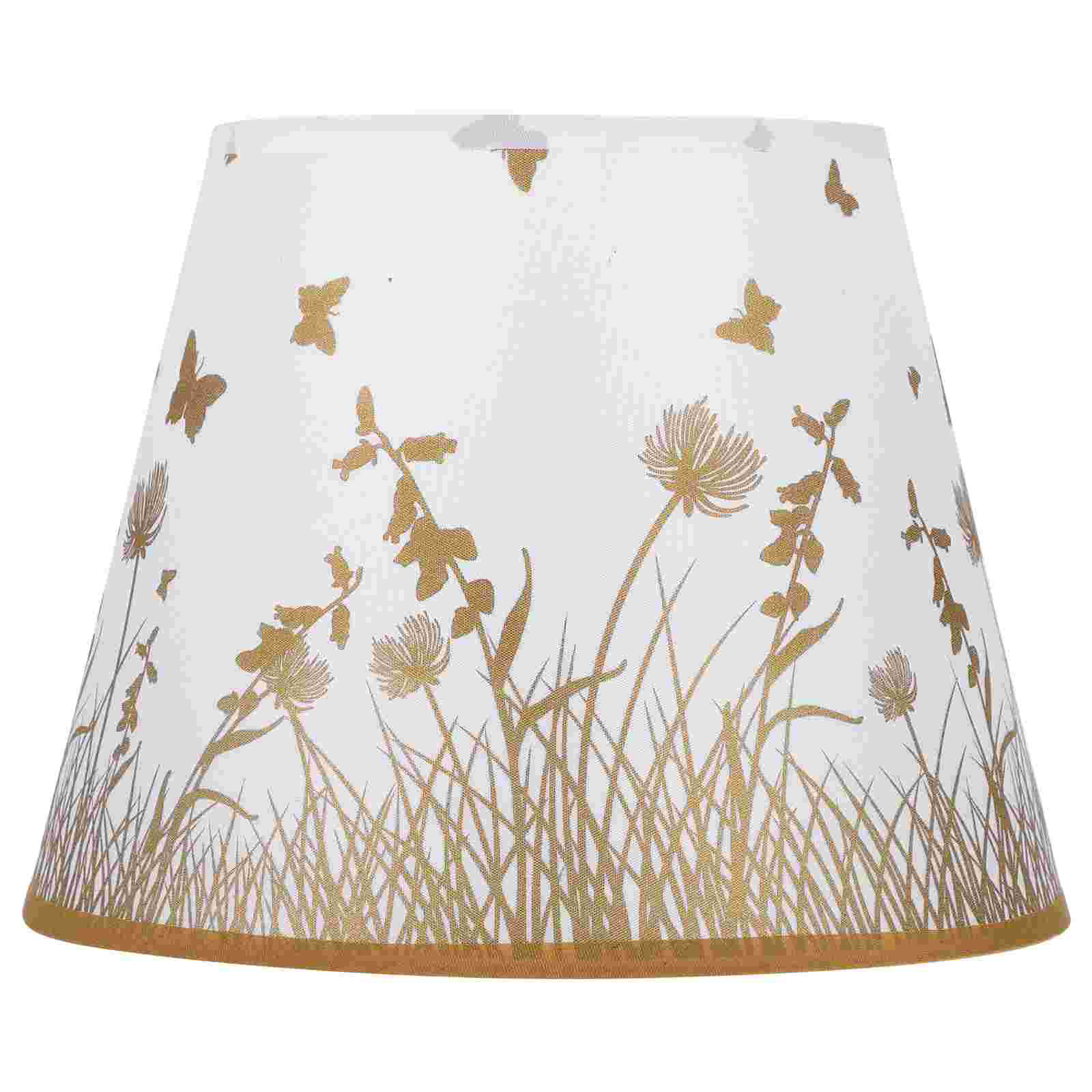 Tafellamp Stof Lampenkap E27 Modieuze Lamp Decoratie Lampafdekking Huishoudelijke Lamp Scherm DIY (Beige)