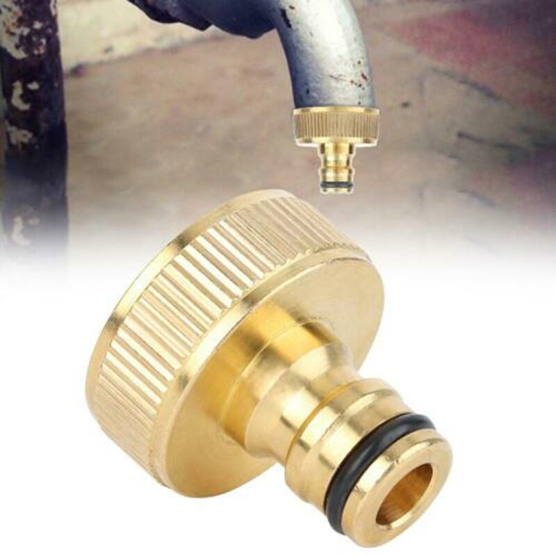 4Pcs Brass Adapters 1 Inch Female Thread Connector Joint Coupler Adapter Watering Supplies Garden Fittings Replacement