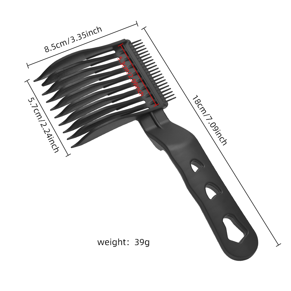 Kapper Kam Haar Knippen Positionering Accessoire Kam Clipper Haarkam Heren Haarkam Salon Styling Hulpgereedschap