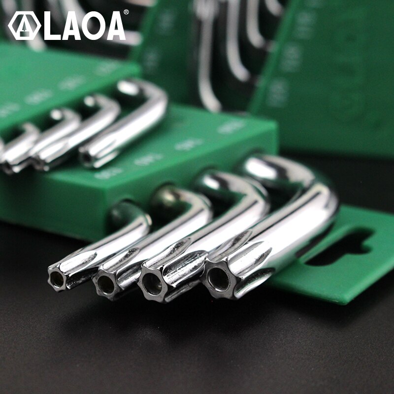 LAOA CR-V Hexagon Wrench Hex Allen Key with Middle Hole Screwdriver