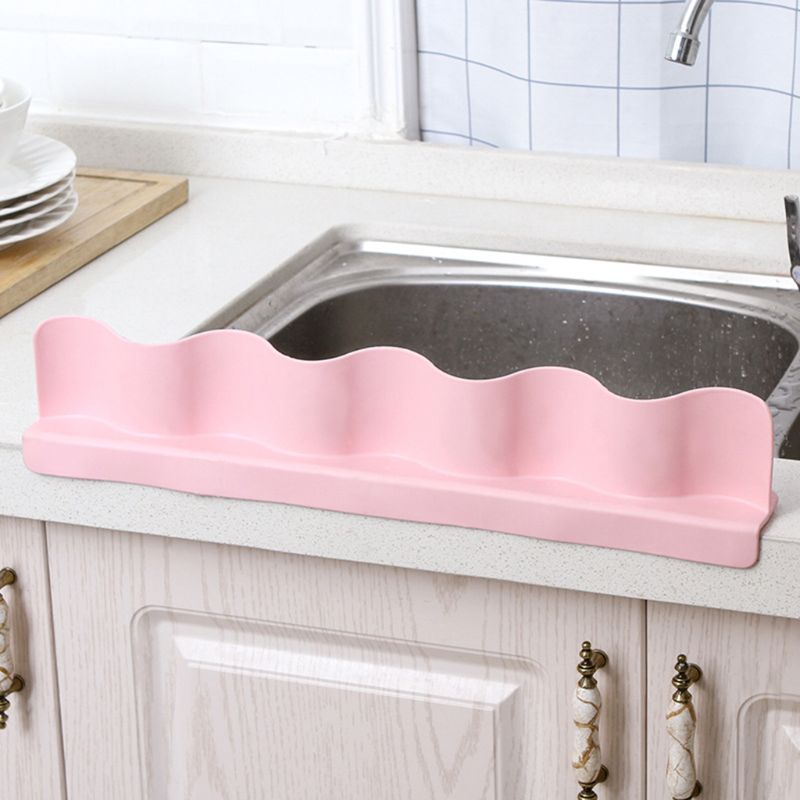 Aanrecht Splash Baffle Wassen Groente Fruit Protector Zuignap Sink Water Baffle Voor Wastafel