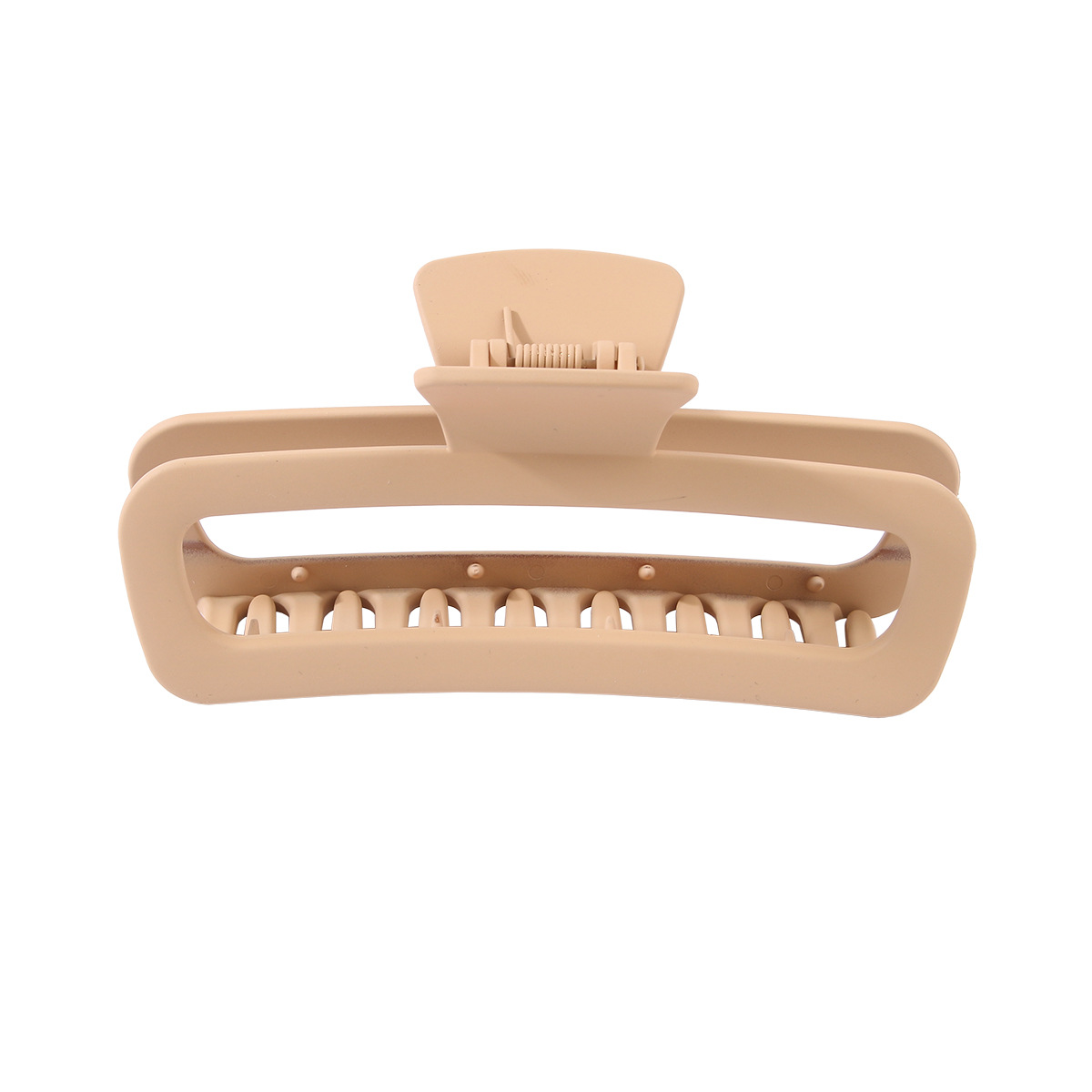 Koreaanse Grote Effen Haar Klauw Elegante Haarspelden Barrette Krab Haar Clips Voor Vrouwen Meisjes Vierkante Hoofddeksels Haaraccessoires Sieraden: Champagne goud