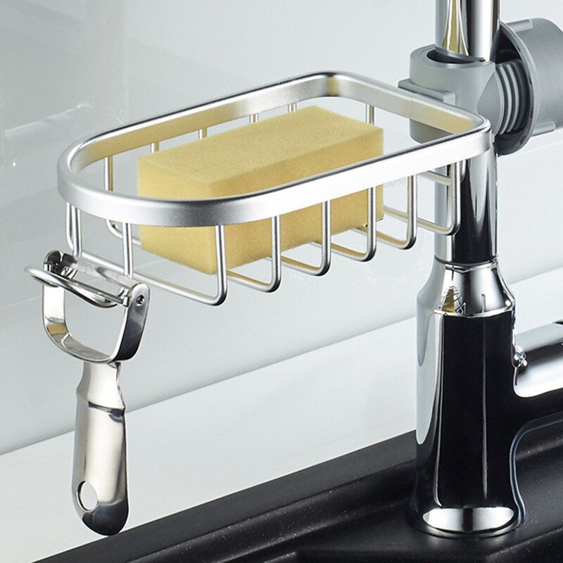 Convenient Clip-on Soap Tray Stainless Steel Soap Dish Adjustable Shower Rail Slide Soap Plates Smooth Bathroom Kitchen Holder: Chrome