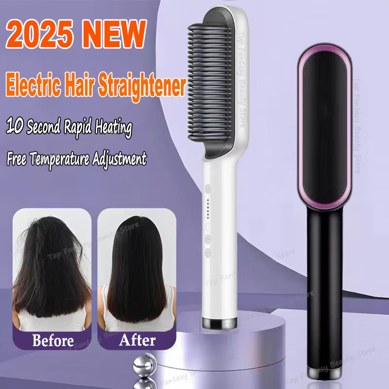 Xiaomi Haarglätter, schnell erhitzt, elektrisch, heißer Kamm, Haarglätter, professionelle Negativ-Haarpflege, Frisurbürste