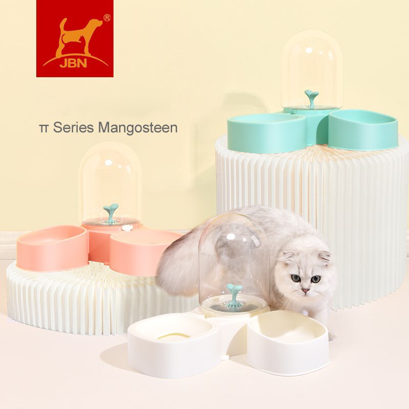 Haustier Hund Katze Schüssel Brunnen Automatische Wasser Lebensmittel Zubringer Spender Container Für Katzen Hunde Trinken essen Haustier Liefert