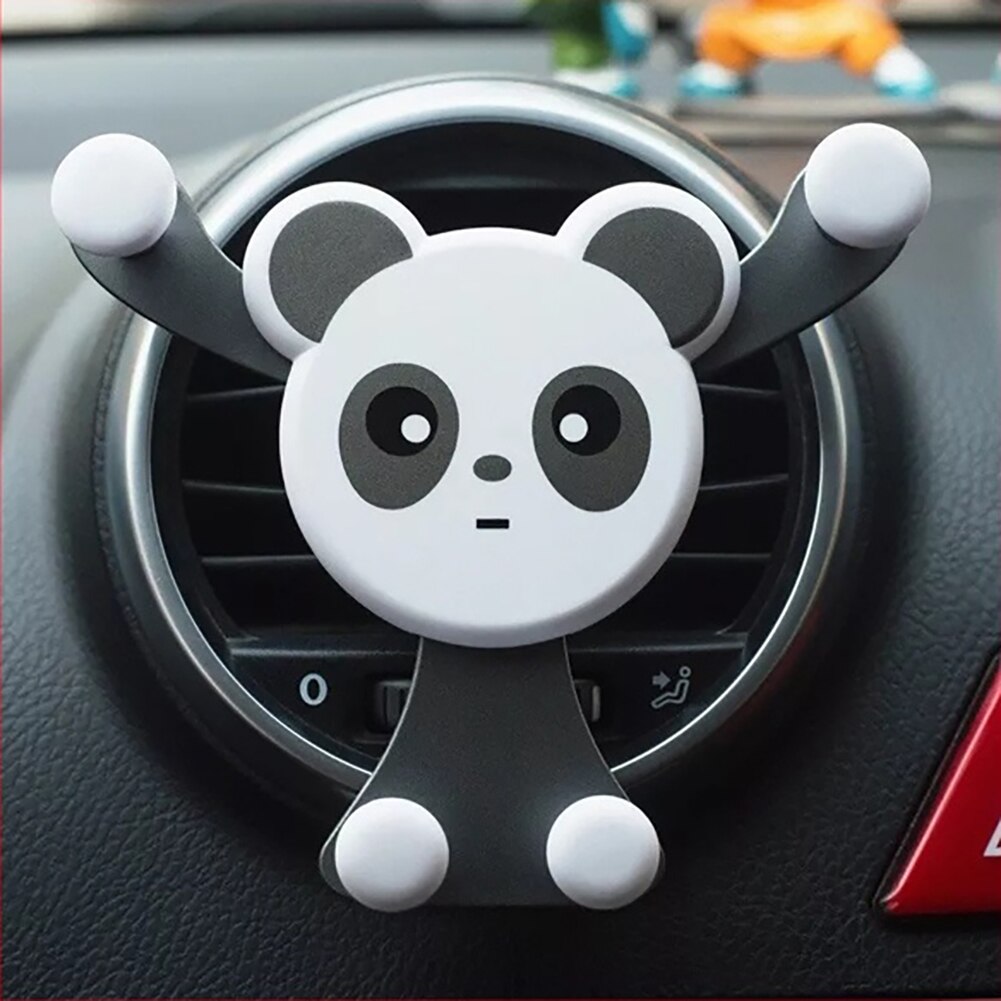 Car Phone Holder Air Vent Mount Cell Smartphone Holder For IPhone XR Samsung Huawei In Car Mobile Phone Holder Stand GPS: Black