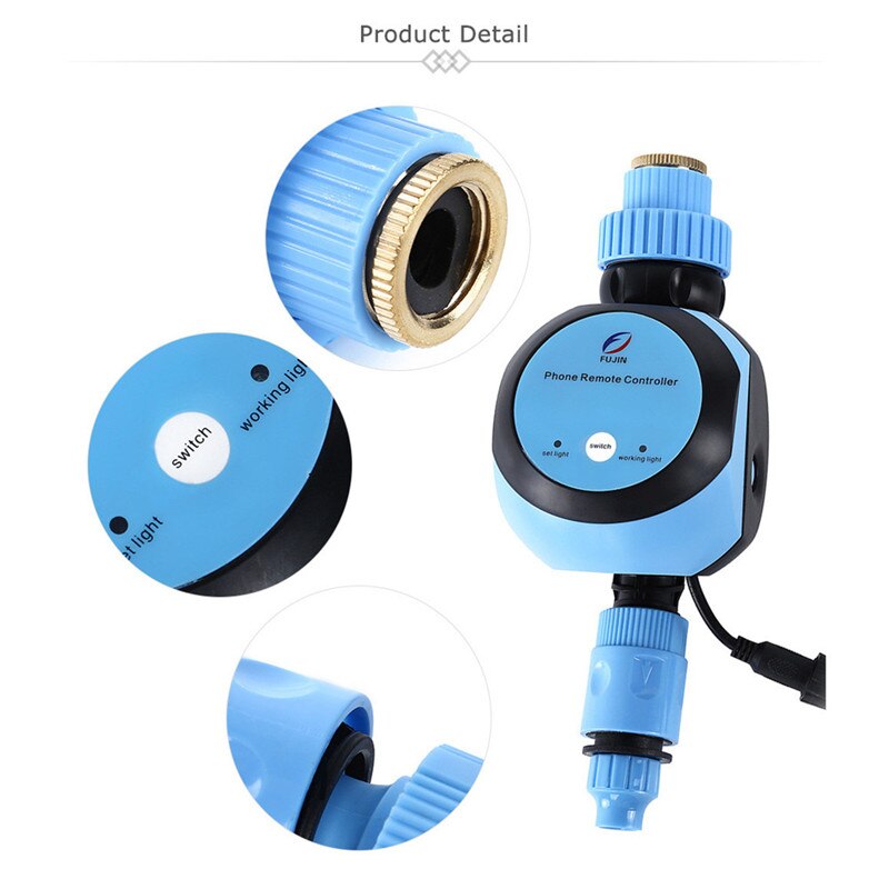 Automatische Intelligente Elektronische Wasser Timer Smart Phone Remote Garten Bewässerung Controller Bewässerung System Magnetventil Schlauch