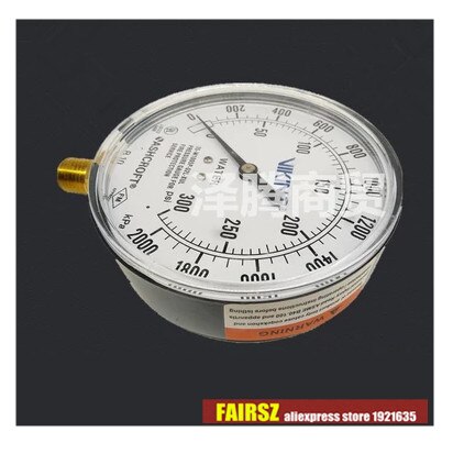 Régulateur d'alarme de pression US VIKING | 35-W1005P-02L-XUL 2000Kpa, valve d'alarme, jauge de pression, mètre