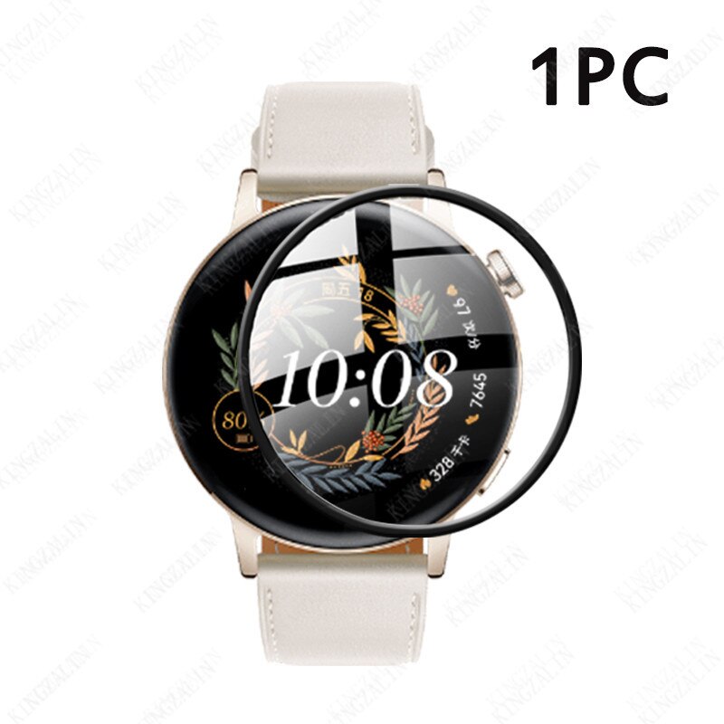Ochraniacz ekranu dla Huawei zegarek GT 3 2e GT3 GT 2 pro 42mm 46mm inteligentny zegarek folia ochronna dla Huawei GT3 GT 2 pro miękkie szkło: 1PC / For GT 2 46mm