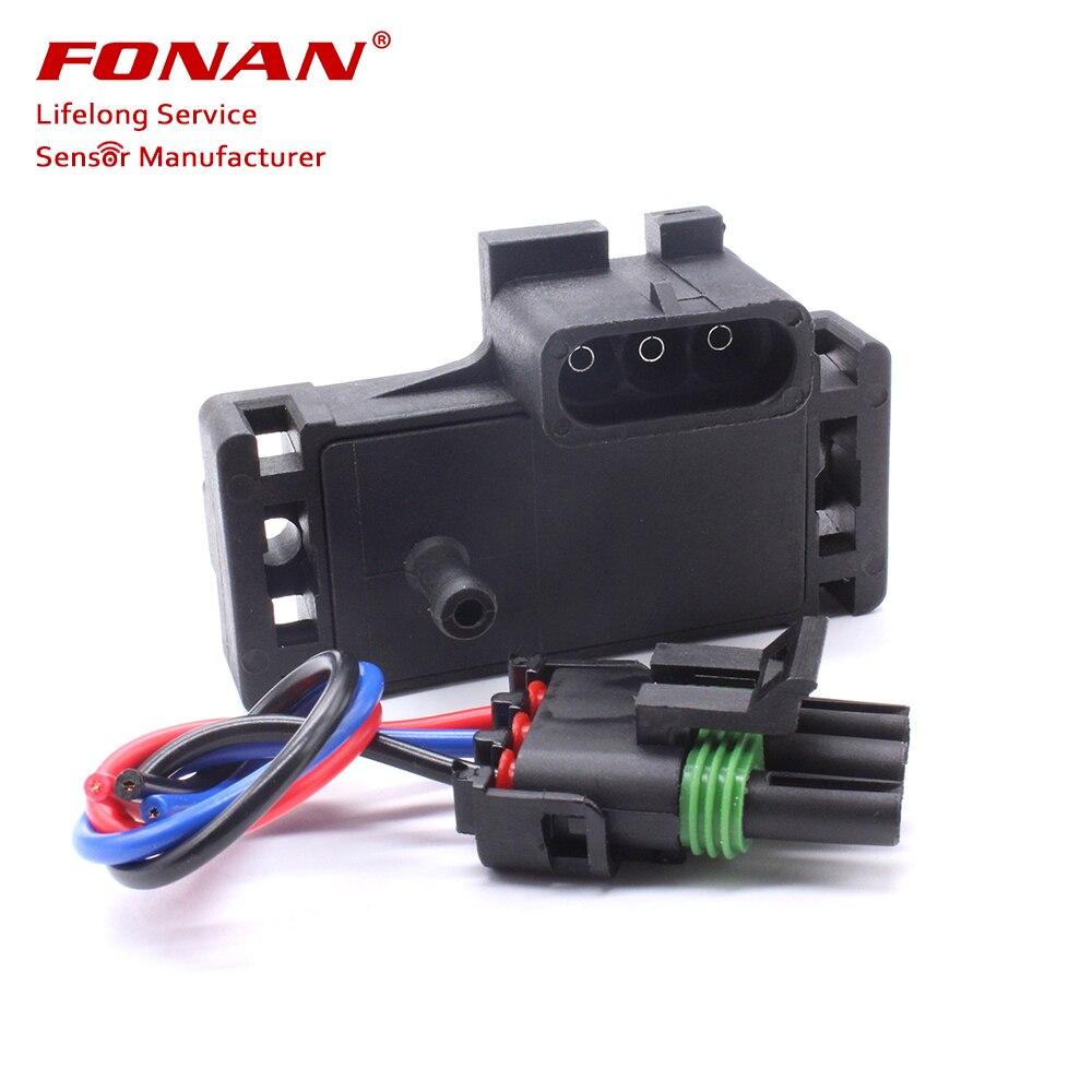 5 BAR MAP SENSOR FOR GM ACCEL DFI CHROME MSD TURBO BOOST AIR