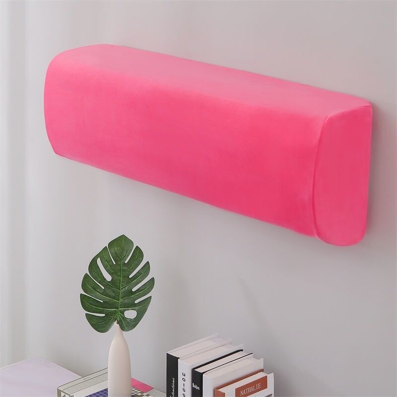 Cubierta universal para aire acondicionado, cubierta AUX montada en la pared, tela a prueba de polvo, en múltiples colores, adecuada para 1P 1,5 P: Barbie powder