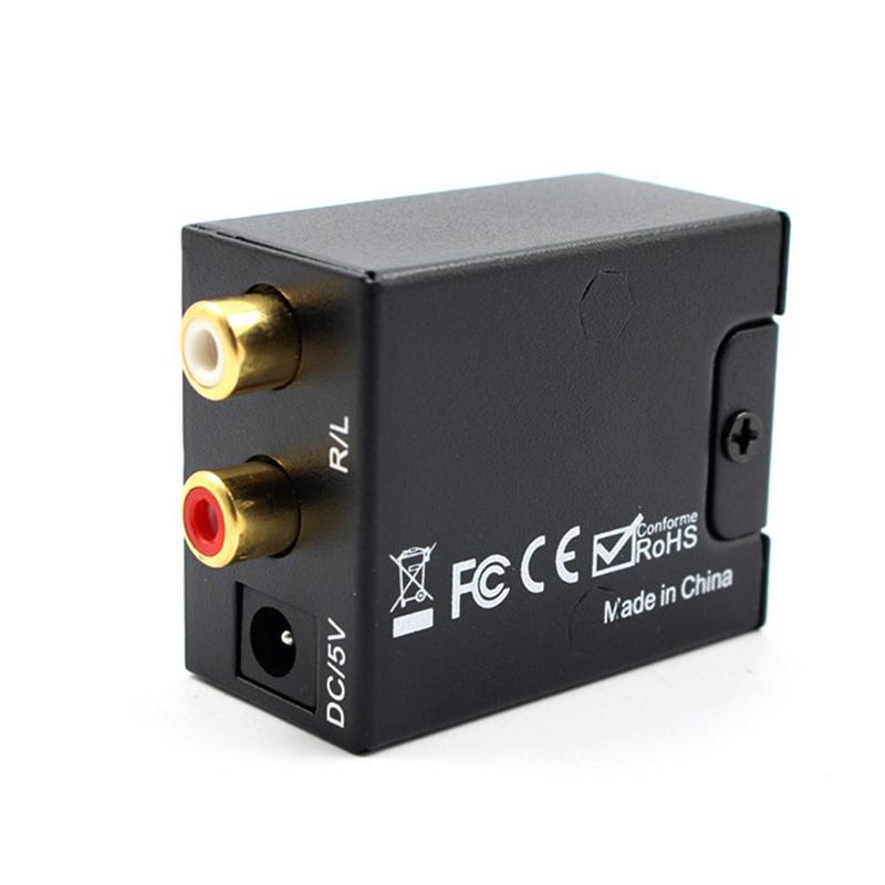 Home Digital to Analog Audio Converter Optical Toslink Coaxial Adapter Signal Fiber Audio L/R to L7F7