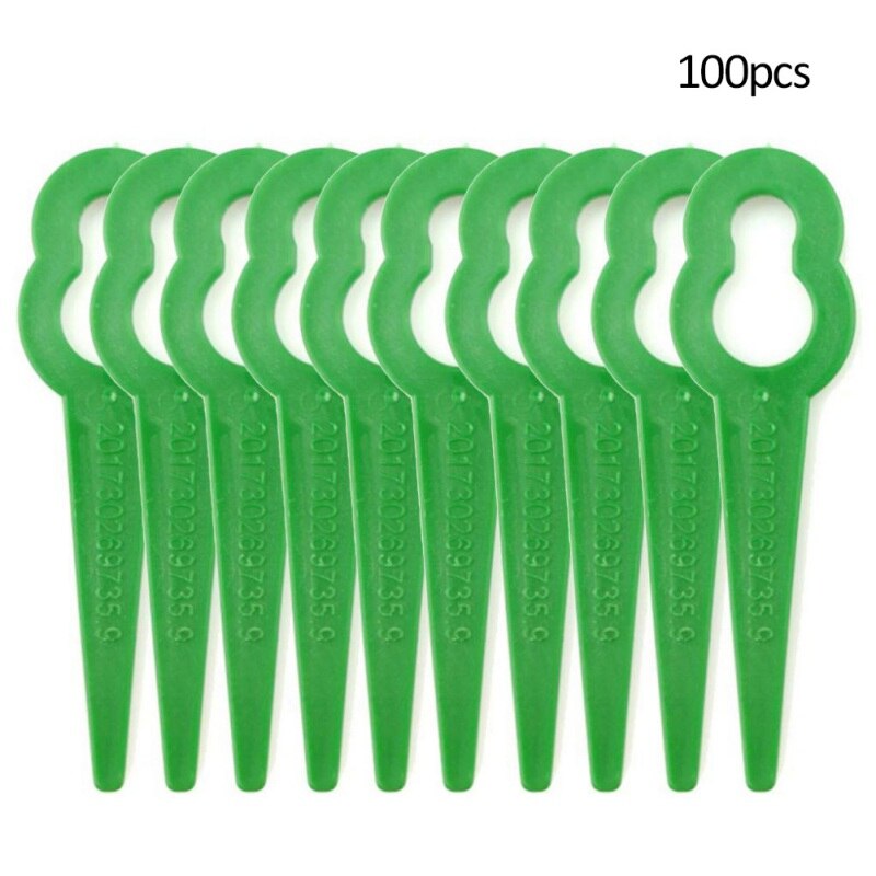 Cuchillas de plástico universales de repuesto, cortador de colgantes para Florabest, cortacésped inalámbrico, desbrozadora, accesorios para herramientas de jardín