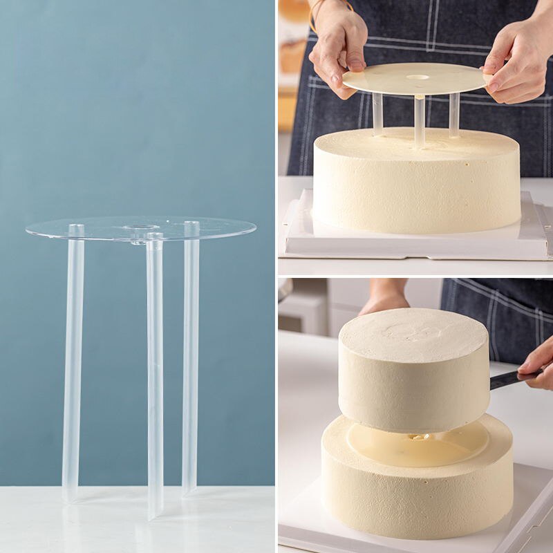 Multi-layer Cake Support Frame Practical Cake Stands Round Dessert Support Spacer Piling Bracket Kitchen DIY Cake Tool