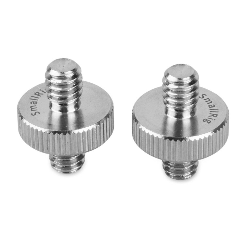 SmallRig 2pcs 1/4 inch Male to 1/4 inch Male Threaded Screw Adapter Camera Rig 828
