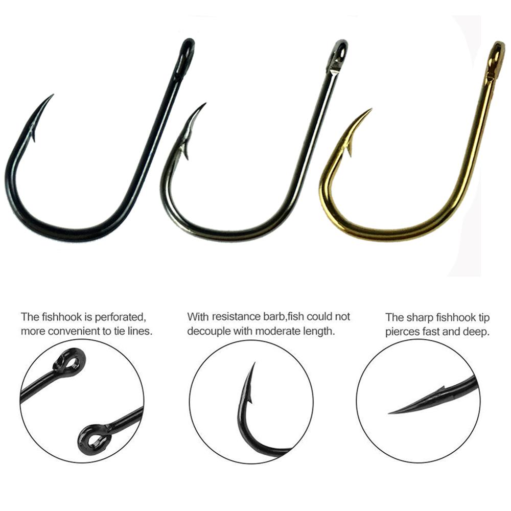 Anzuelos de pesca de agua dulce, Kit de anzuelos de púas para carpa, cebo Jigging, 500 piezas, #3-#12