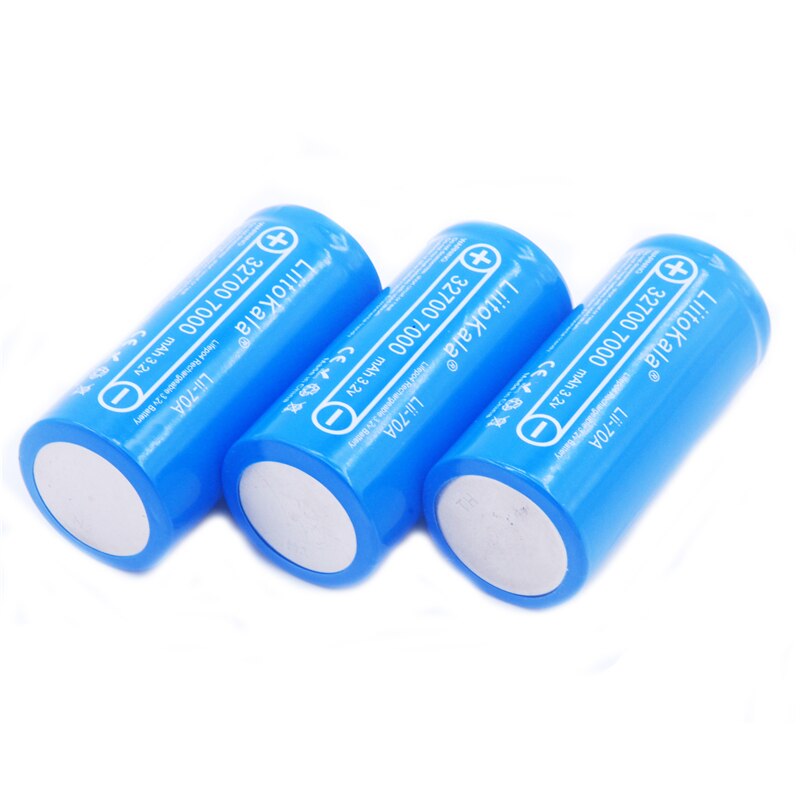 32700 3.2 v 7000 mAh batterie lifepo4 rechargeable LiFePO4 batterie 5C décharge batterie pour lampe de poche de secours
