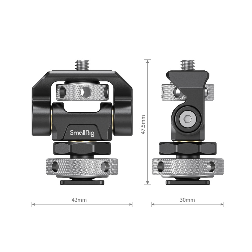 SmallRig – support de moniteur pivotant et inclinable, avec support pour chaussure froide, pour SmallHD/Atomos/Blackmagic Monitor/support d&#39;écran-2905