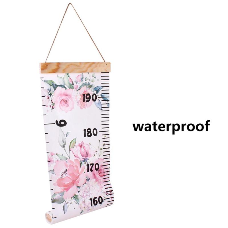 Regla para medir la altura de los niños bebés, Memorial de la creatividad Simple para el crecimiento infantil, gráficos de crecimiento decorativos, gancho desmontable