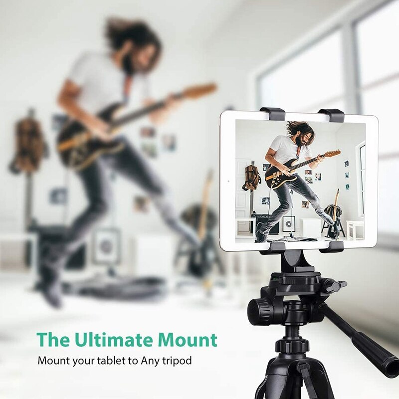 Tripod Horizontal and Vertical Clamp Fixed Enlarge Universal Bracket Rotating Tripod Mount Tablet Computer Clamp Adapter