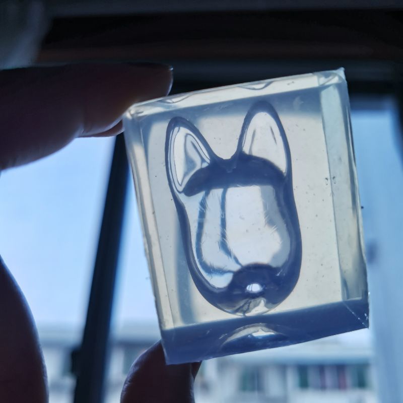 DIY, Molde de resina de silicona para mascarilla de zorros flexibles, accesorios de fabricación de joyería, molde de arcilla polimérica para álbumes de recortes de resina