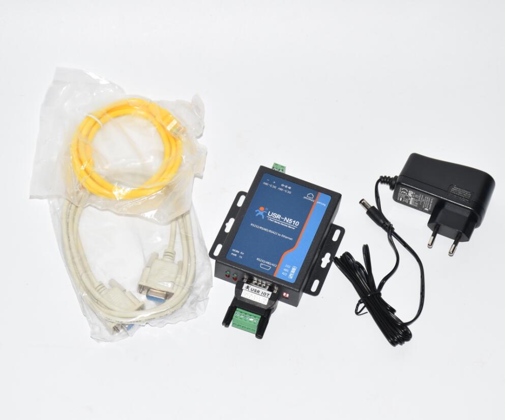 Industrial automation control Serial RS232 RS422 RS485 to Ethernet TCP/IP Converter server USR N510