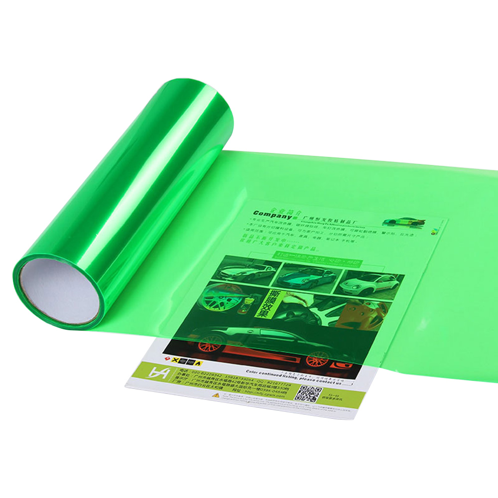 11 kleur Auto Licht Koplamp Achterlicht Tint Vinyl Film Sticker Vel Mistlamp Achterlicht Mat Rook Film 30x60 cm: green