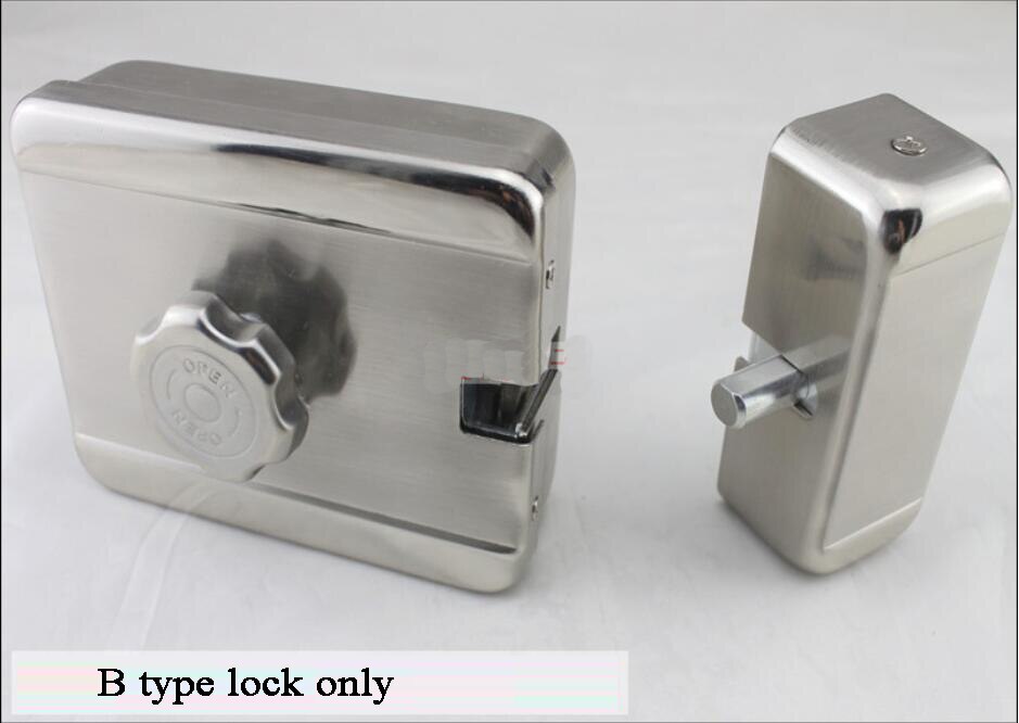 DC12V Powered Gate Access control Lock Key Hidden Lock Electric Lock Door Opener Motor Lock: Type B only