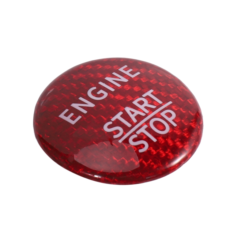 Carbon Fiber Car Start Stop Button Cover Set For For Mercedes Benz A B C Glc Gla Cla Ml Gl Class W176 W246 W205 X253 X156 C117
