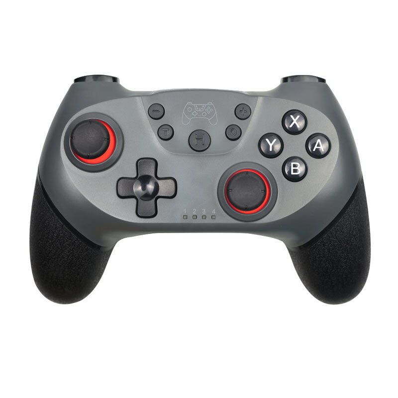 Interruptor sem fio bluetooth pro controlador gamepad para nintendo switch para ns console joystick controle sem fio: Silver