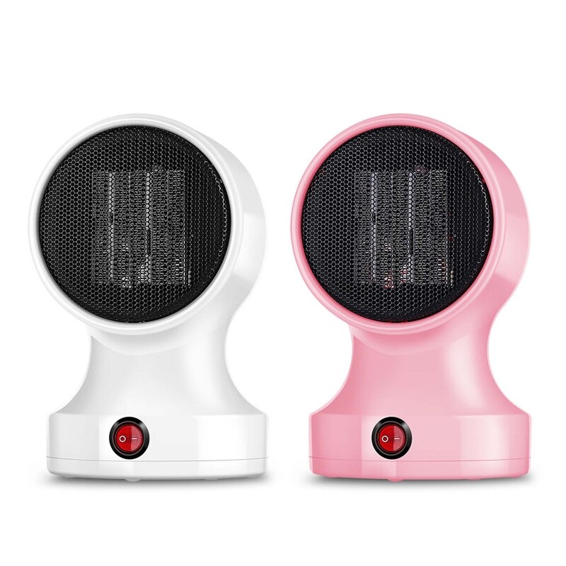 Desktop Electric Heater Winter Home Office Table Wind Warmer Machine Portable Mini Energy Saving Desk Fan