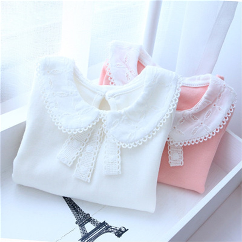 Flicka kläder höst flickor blus barn kläder skol flick blus bomull barn skjorta blusas barn kläder  aa3130