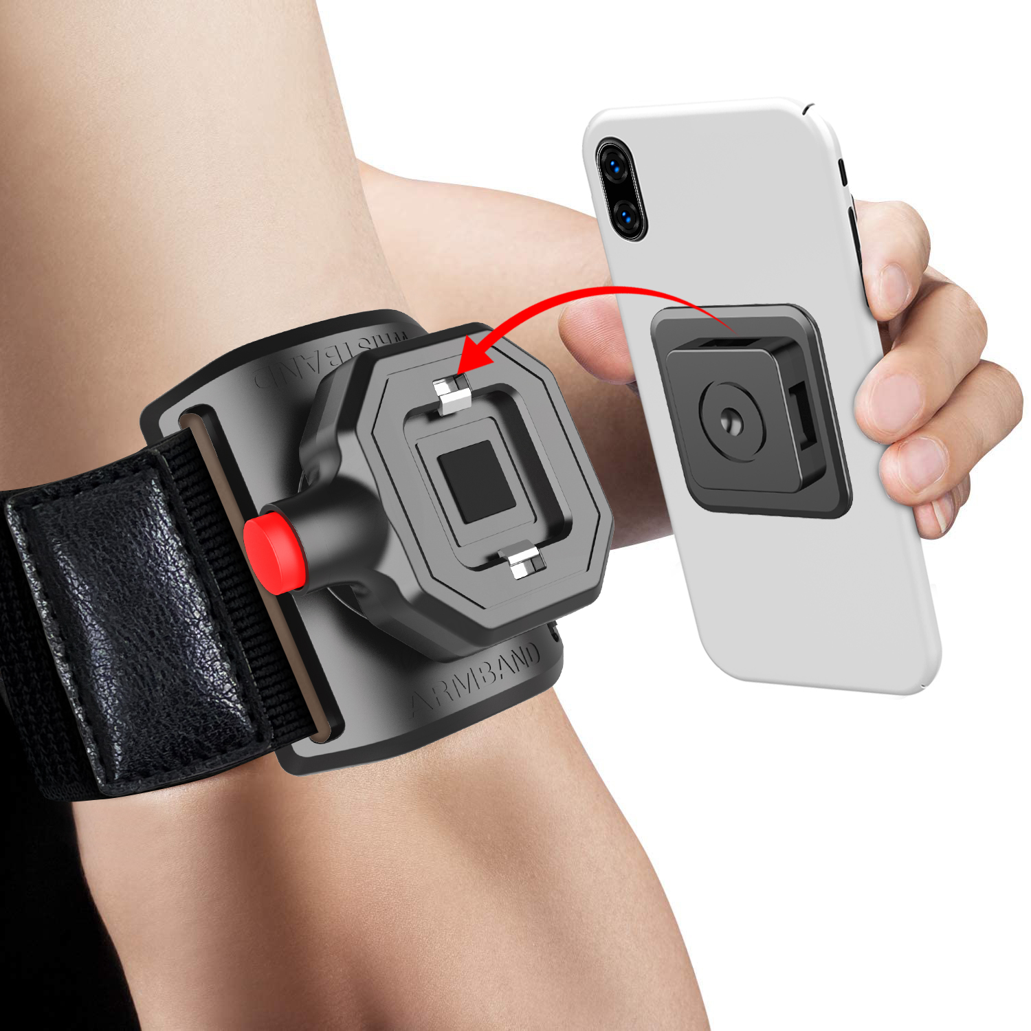 Running Mobiele Telefoon Houder Sport Armband Polsband Voor Iphone Samsung Fitness Tas Voor Telefoon Pols Case Arm Telefoon Polder