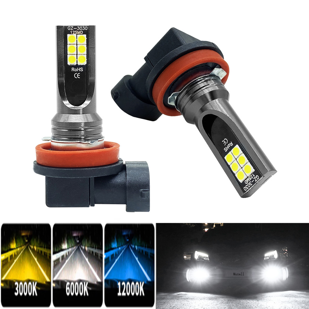 2 Stücke H8 H11 H16 JP 9005 HB3 9006 HB4 H7 H4 LED-lampe Super Helle Auto Nebelscheinwerfer Tagfahrlicht 12 V 6000 K Weiß