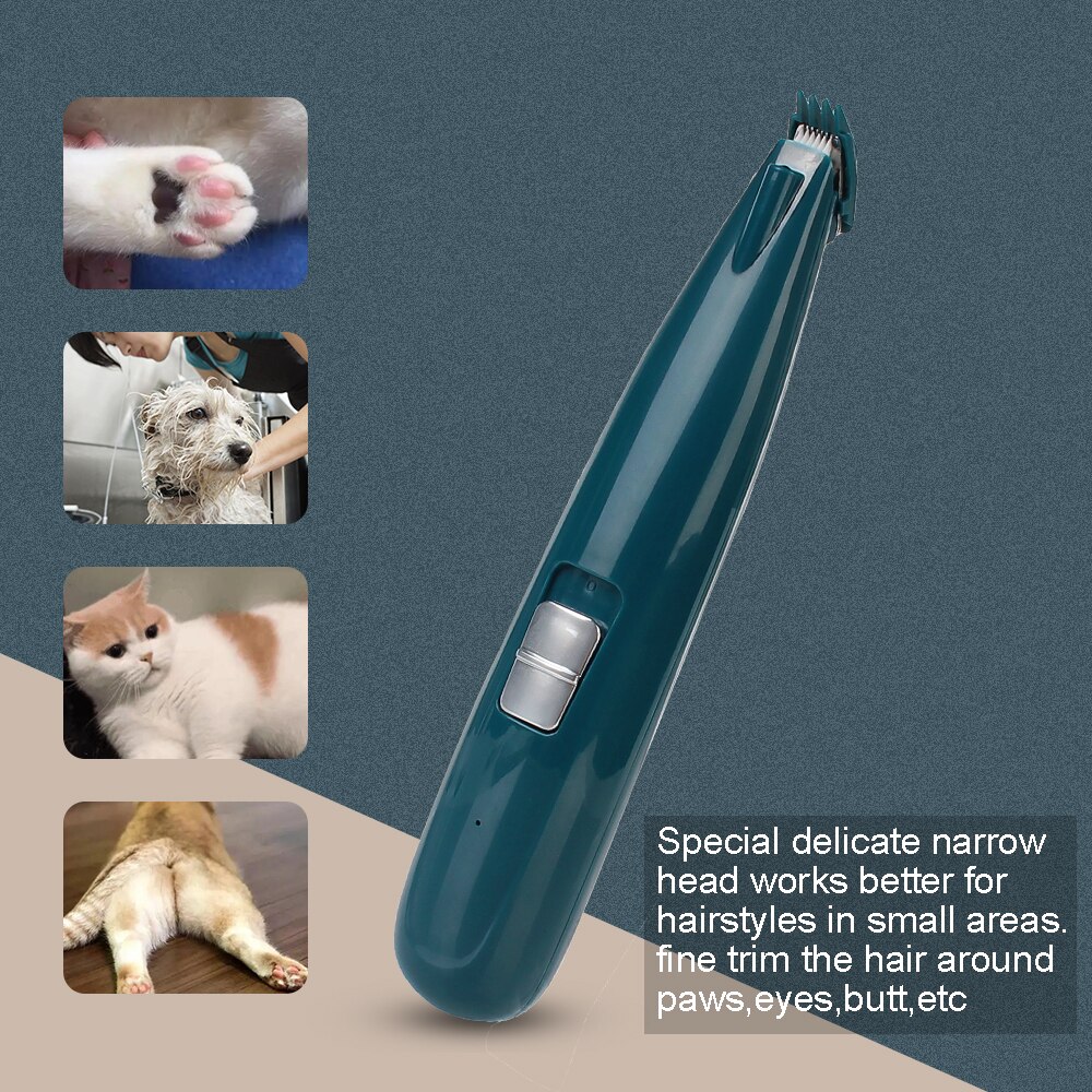 Rasoir électrique pour animaux de compagnie, accessoires pour animaux de compagnie, tondeuse pour les pieds de chat et de chien, ciseaux de toilettage à faible bruit