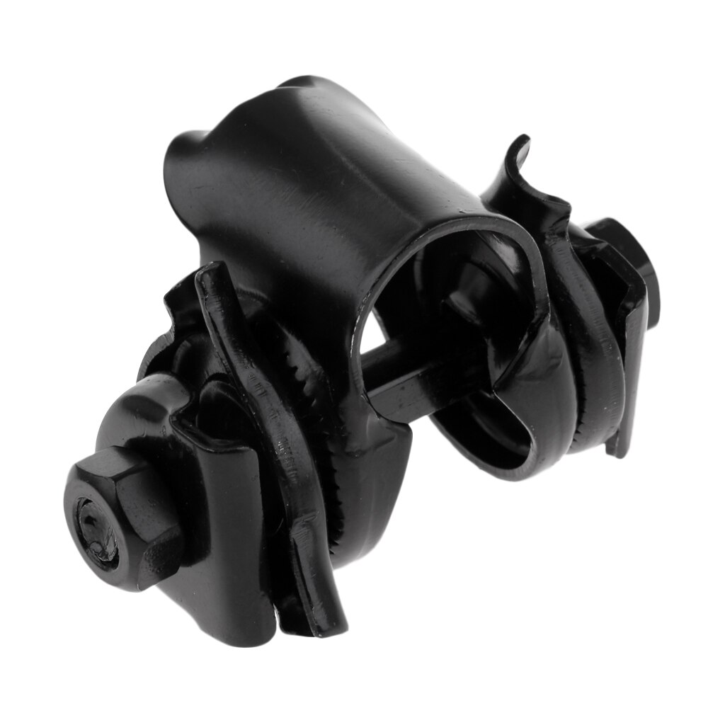 Black Steel Saddle Guts Seat Post Clamp 24mm Bike Bicycle Cycling Seat Post Clip Mount Bracket